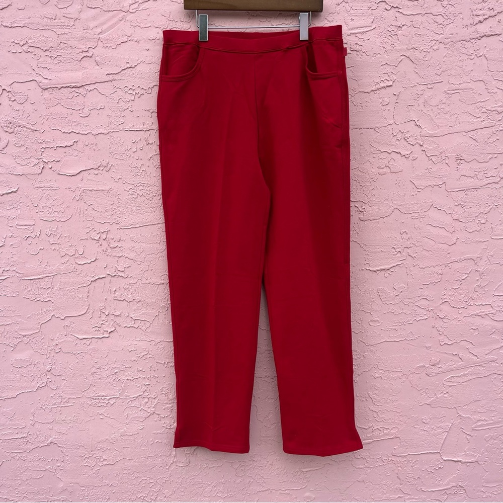Liz Golf by Liz Claiborne Red Golf Pants Size Large